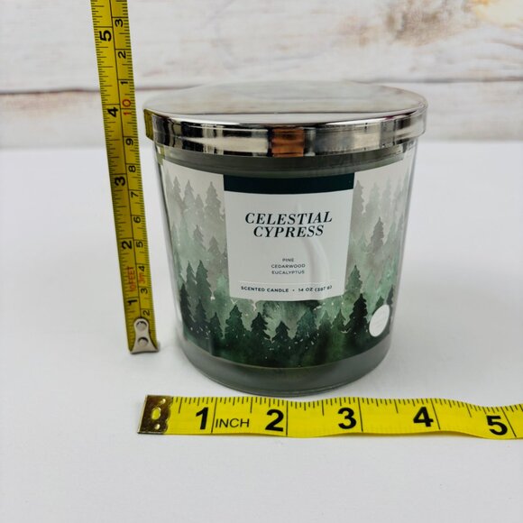 Sonoma Celestial Cypress Jar Candle and Metal Christmas Tree Holder - Picture 6 of 6